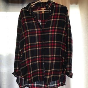 Long Sleeve Button Down Flannel